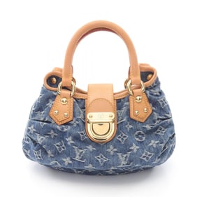 Louis Vuitton Pretty Handbag, Denim and Leather, Monogram Denim, Women's, Blue, M95020