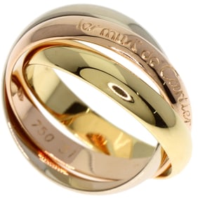 Cartier Trinity #51 Ring, 18K Yellow Gold, K18PG, K18WG, Women's