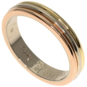 Cartier Three-Color #53 Ring, 18K Yellow Gold, K18WG, Women's