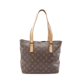 Louis Vuitton Cabas Piano Monogram Shoulder Bag, Coated Canvas and Leather, Brown, M51148
