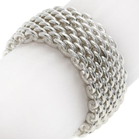 Tiffany Somerset Mesh Ring, Silver, Women's, TIFFANY & Co.