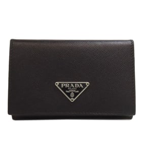 Prada M504A Business Card Case, Saffiano, Women's, PRADA
