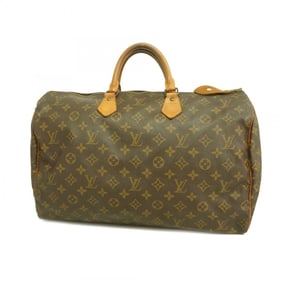 Louis Vuitton Monogram Speedy 40 Handbag M41106 Brown Women's