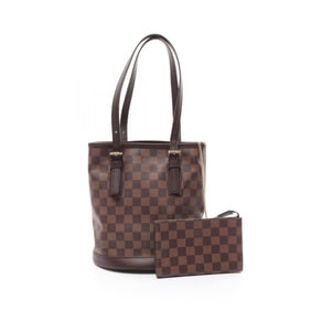 Louis Vuitton Mare Tote Bag, Coated Canvas and Leather with Damier Finish, Brown, N42240
