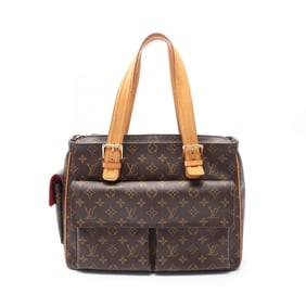 Louis Vuitton Multiplicite Handbag, Coated Canvas and Leather, Monogram, Women's, Brown, M51162