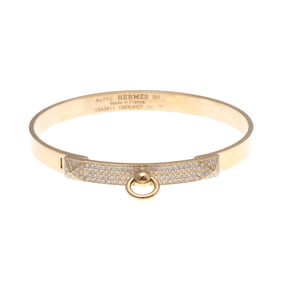 Hermes Collier De Chien PM Diamond Bangle H110017B00 Pink Gold (18K) Diamond Bangle Carat/0.91 Pink