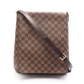 Louis Vuitton Musette Shoulder Bag, Coated Canvas and Leather with Damier Finish, Brown, N51302