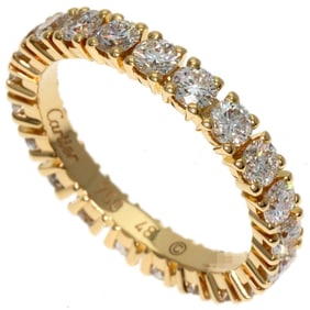 Cartier Destine Full Eternity Diamond #48 Ring in 18K Yellow Gold for Women
