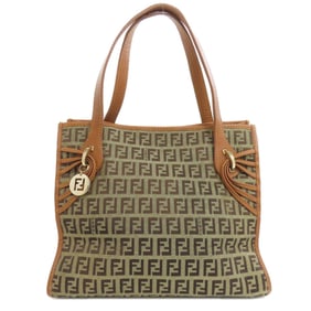 Fendi Zucca pattern canvas handbag for women FENDI