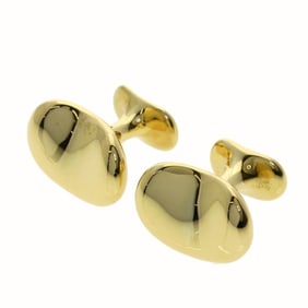 Tiffany Bean Cufflinks in 18K Yellow Gold for Men. TIFFANY & Co.