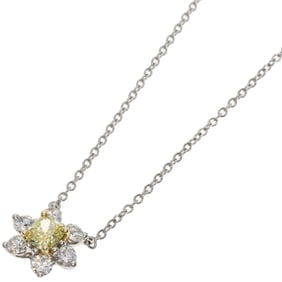 Tiffany Buttercup Yellow Diamond Necklace in Platinum PT950 for Women. TIFFANY & Co.