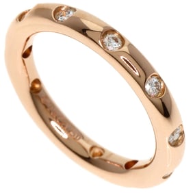 Tiffany & Co. Stacking Band 11-Piece Diamond Ring in 18K Pink Gold for Women.
