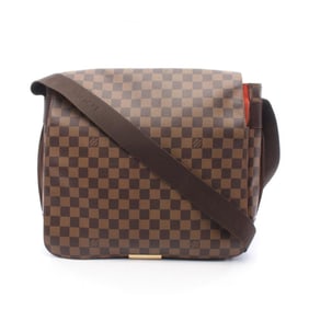 Louis Vuitton Bastille Shoulder Bag, Coated Canvas, Leather, Damier, Men's/Women's, Brown, N45258