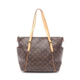 Louis Vuitton Totally MM Tote Bag, Coated Canvas and Leather, Monogram, Women's, Brown, M56689