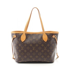 Louis Vuitton Neverfull PM Tote Bag, Coated Canvas and Leather, Monogram, Women's, Brown, M40155