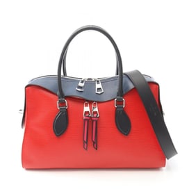 Louis Vuitton Tuileries Handbag in Epi Leather, Women's, Red, Navy, and Black, M53544