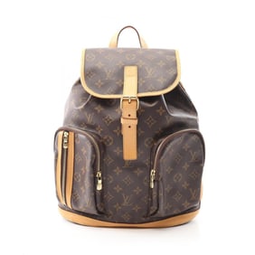 Louis Vuitton Sac Ado Bosphor Backpack, Coated Canvas and Leather, Monogram, Women's, Brown, M40107