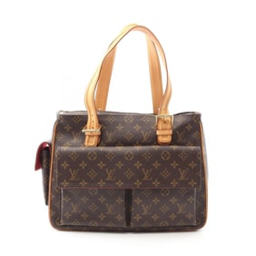 Louis Vuitton Multiplicite Handbag, Coated Canvas and Leather, Monogram, Women's, Brown, M51162