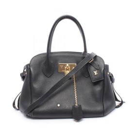 Louis Vuitton Mila PM Handbag, Leather, Women's, Black, M54346