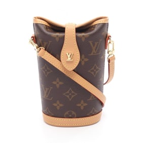 Louis Vuitton Fold Me Pouch Shoulder Bag in Coated Canvas and Leather with Monogram Design, Brown,