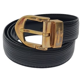 Louis Vuitton belt, men's black belt