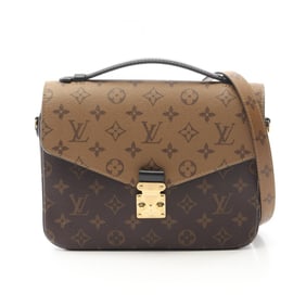 Louis Vuitton Metis MM Pochette Handbag in Coated Canvas and Leather with Monogram Reverse, Women's,