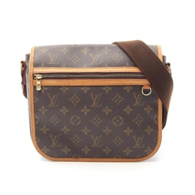 Louis Vuitton Bosphore Messenger PM Shoulder Bag in Coated Canvas and Leather with Monogram Design,
