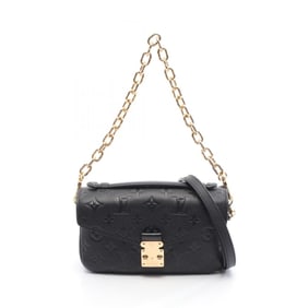 Louis Vuitton Métis East West Pochette Handbag in Monogram Empreinte Leather, Black, M46595