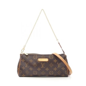 Louis Vuitton Eva Shoulder Bag, Coated Canvas and Leather, Monogram, Women's, Brown, M95567