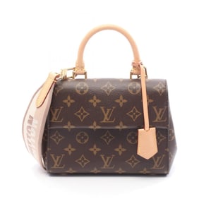 Louis Vuitton Cluny Mini Handbag, Coated Canvas and Leather, Monogram, Women's, Brown, M46055