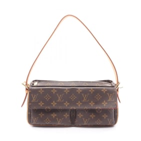 Louis Vuitton Viva Cite MM Shoulder Bag in Coated Canvas and Leather with Monogram Design, Brown,