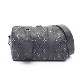 Louis Vuitton City Keepall Charcoal Leather Shoulder Bag, Men's, Gray, M21448
