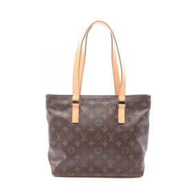 Louis Vuitton Cabas Piano Shoulder Bag, Coated Canvas and Leather, Monogram, Women's, Brown, M51148