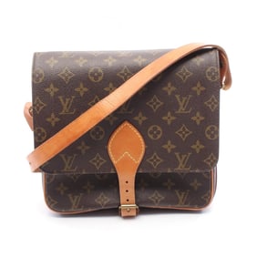 Louis Vuitton Cartesiere GM Shoulder Bag in Coated Canvas and Leather with Monogram Design, Brown,