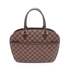 Louis Vuitton Saria Horizontal Handbag, Coated Canvas and Leather with Damier Detail, Women's,