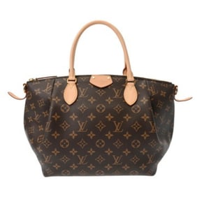 LOUIS VUITTON Monogram Turen MM 2-Way Brown M48814 Women's Canvas Handbag