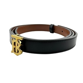 BURBERRY TB Belt Black Men's