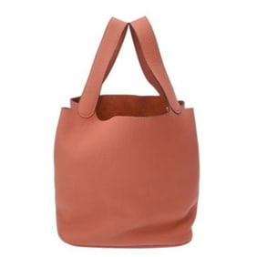 HERMES Picotin Lock GM Rose Tea - ?R Stamp (circa 2014) Women's Taurillon Clemence Leather Handbag