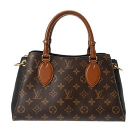 LOUIS VUITTON Monogram Vendome BB Noir M46507 Women's Canvas Calfskin Handbag