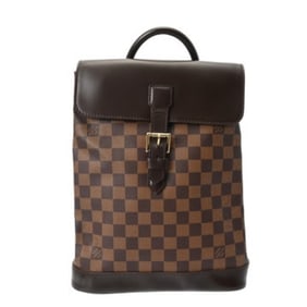 LOUIS VUITTON Damier Soho Brown N51132 Women's Canvas Backpack/Daypack