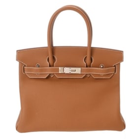 HERMES Birkin 30 Gold B Stamp (circa 2023) Women's Togo Handbag, Unused