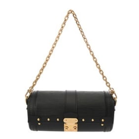 LOUIS VUITTON Epi Papillon Black M58655 Women's Leather Shoulder Bag