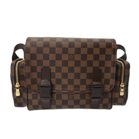 LOUIS VUITTON Damier Reporter Merville Brown N51126 Unisex Canvas Shoulder Bag