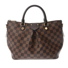 LOUIS VUITTON Damier Sienna PM 2-Way Brown N41545 Women's Canvas Handbag