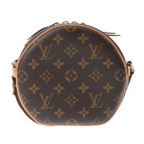 LOUIS VUITTON Monogram Boite Chapeau Souple PM Brown M45578 Women's Canvas Shoulder Bag
