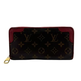 LOUIS VUITTON M61854 Retiro Round Zip Wallet Monogram Long Brown Women's