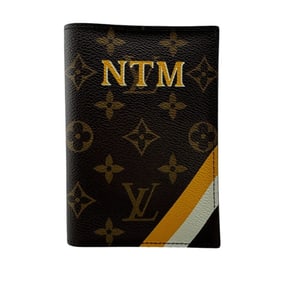 LOUIS VUITTON M64502 Couverture Passport NM Case Monogram Pass Brown Unisex
