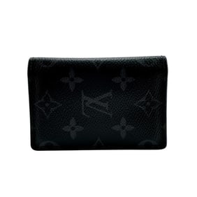 LOUIS VUITTON M61696 Organizer de Poche Monogram Card Case Wallet Black Unisex