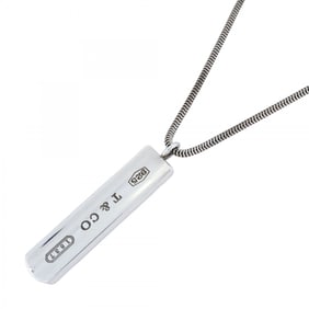 Tiffany Narrow Bar Necklace, Silver 925, Women's
