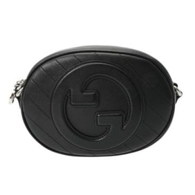 GUCCI Blondie Mini Shoulder Bag in Black (760175) - Unisex Leather